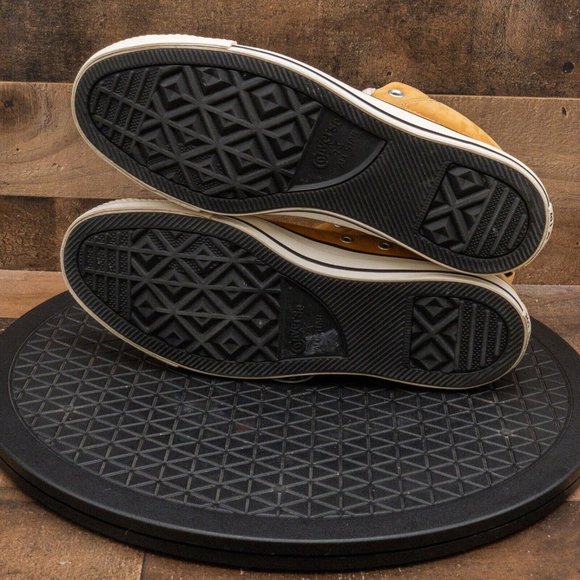 CONVERSE ALL STAR PRO MID LEATHER MENS ATHLETIC SHOES RETRO SNEAKER TAN SIZE 10 - Picture 4 of 9